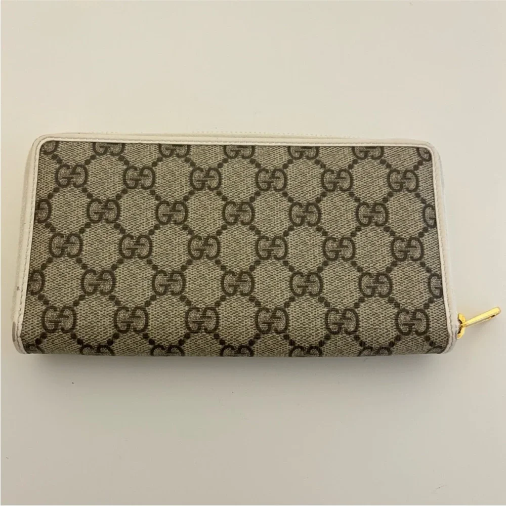 Gucci GG Monogram 1955 Horsebit Zip Around Wallet